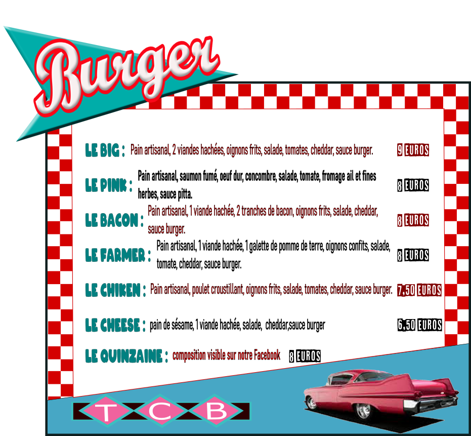 liste burger