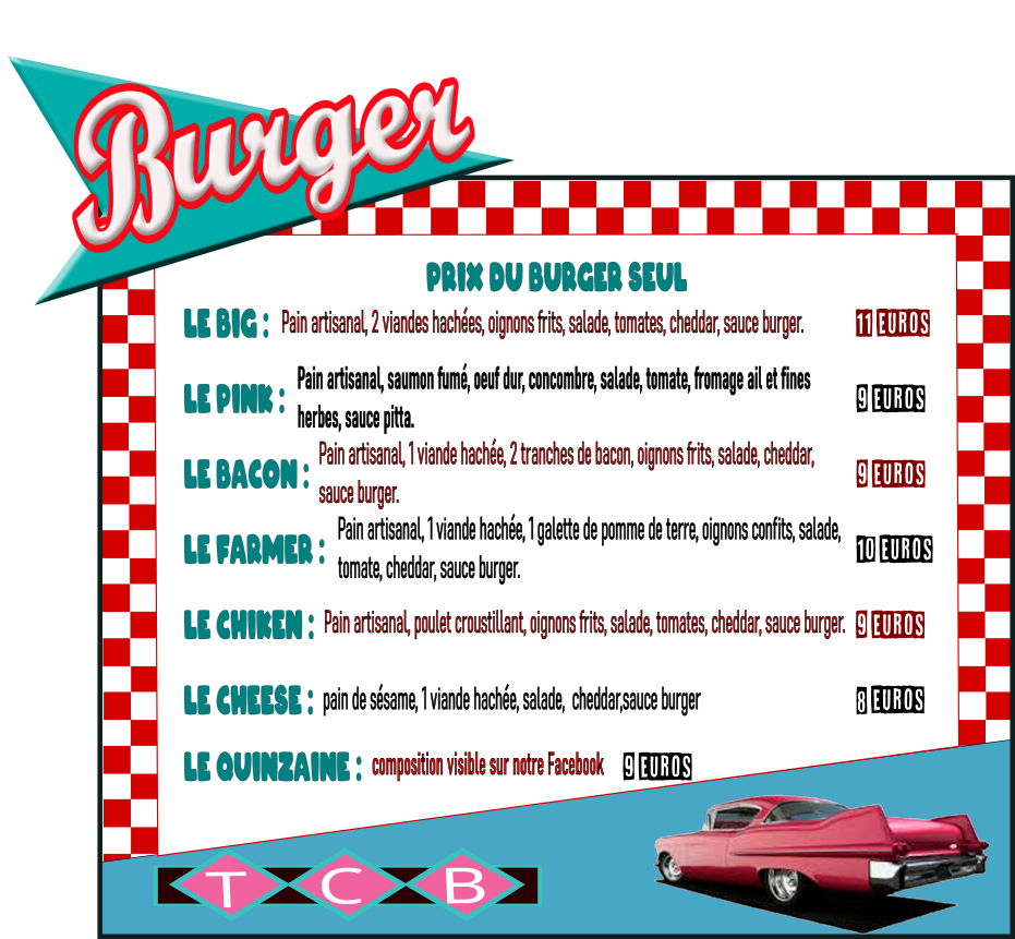 liste burger
